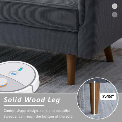 Living Room 71.65'' Wide 3-Seats Sofa Multiple Colour