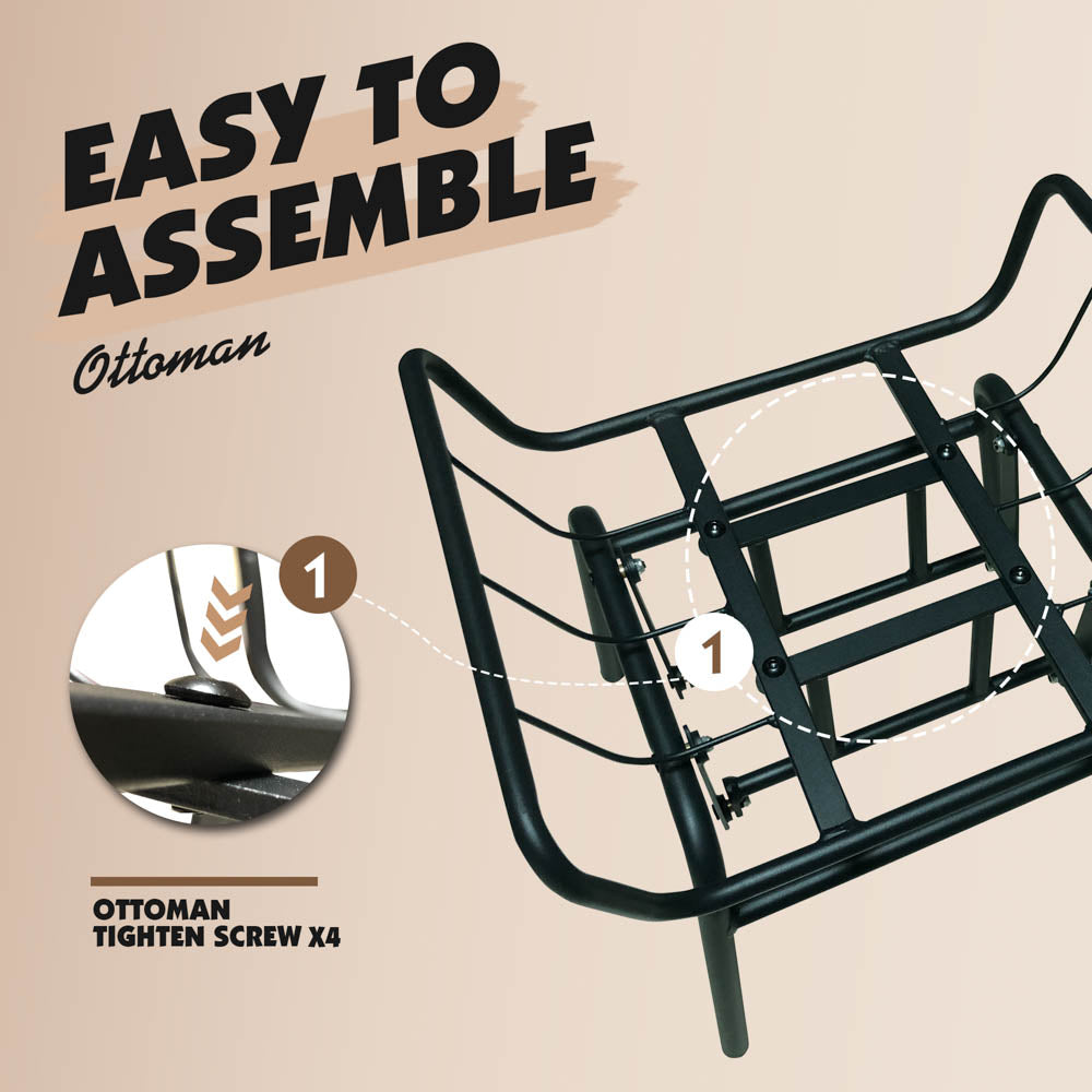 Rocking Chair with Ottoman, Multi-Color, 110° Recliner