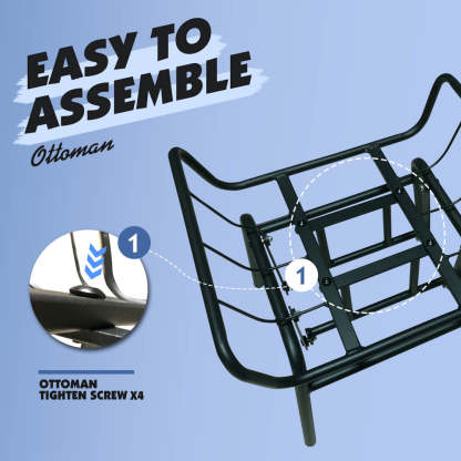 Rocking Chair with Ottoman, Multi-Color, 110° Recliner