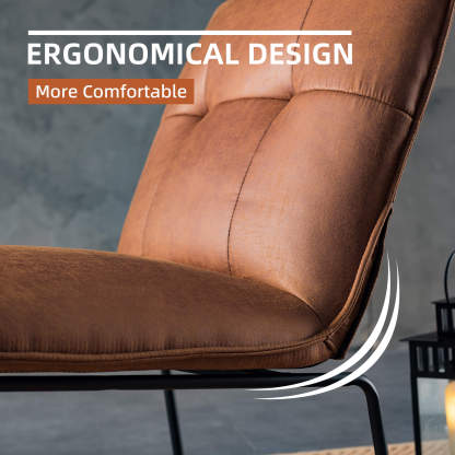 Living Room 25.2'' Wide Armless Accent Chair with Metal Frame
