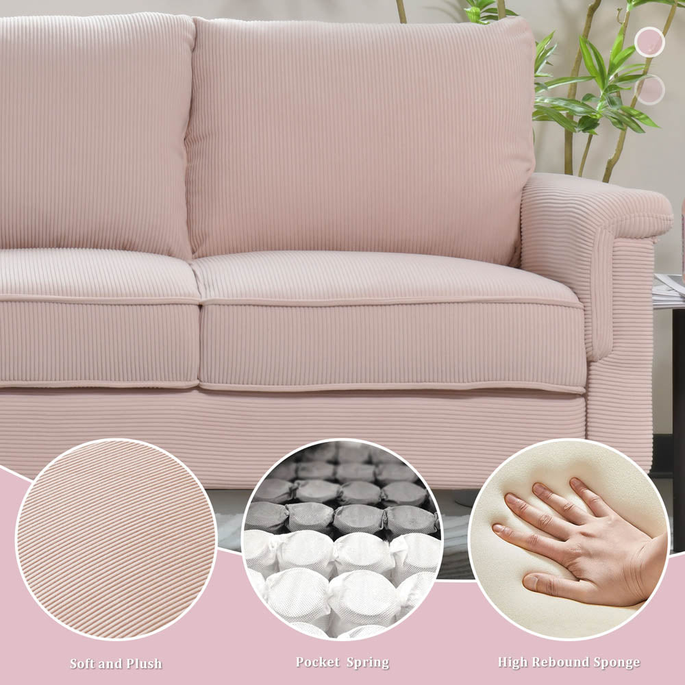 Living Room 71.65'' Wide 3-Seats Sofa Multiple Colour