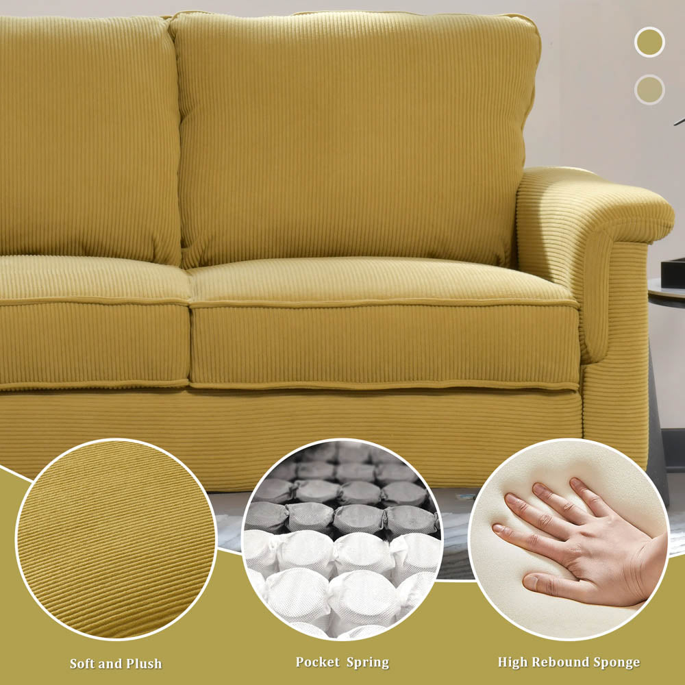 Living Room 71.65'' Wide 3-Seats Sofa Multiple Colour