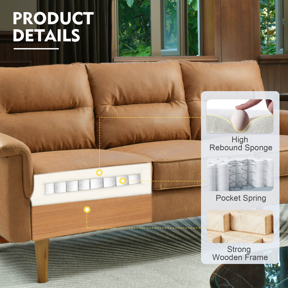 Living Room 71.65'' Wide 3-Seats Sofa Multiple Colour