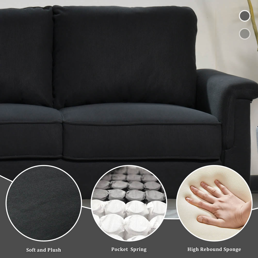 Living Room 71.65'' Wide 3-Seats Sofa Multiple Colour