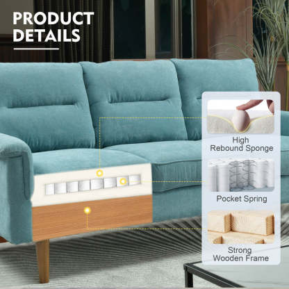 Living Room 71.65'' Wide 3-Seats Sofa Multiple Colour