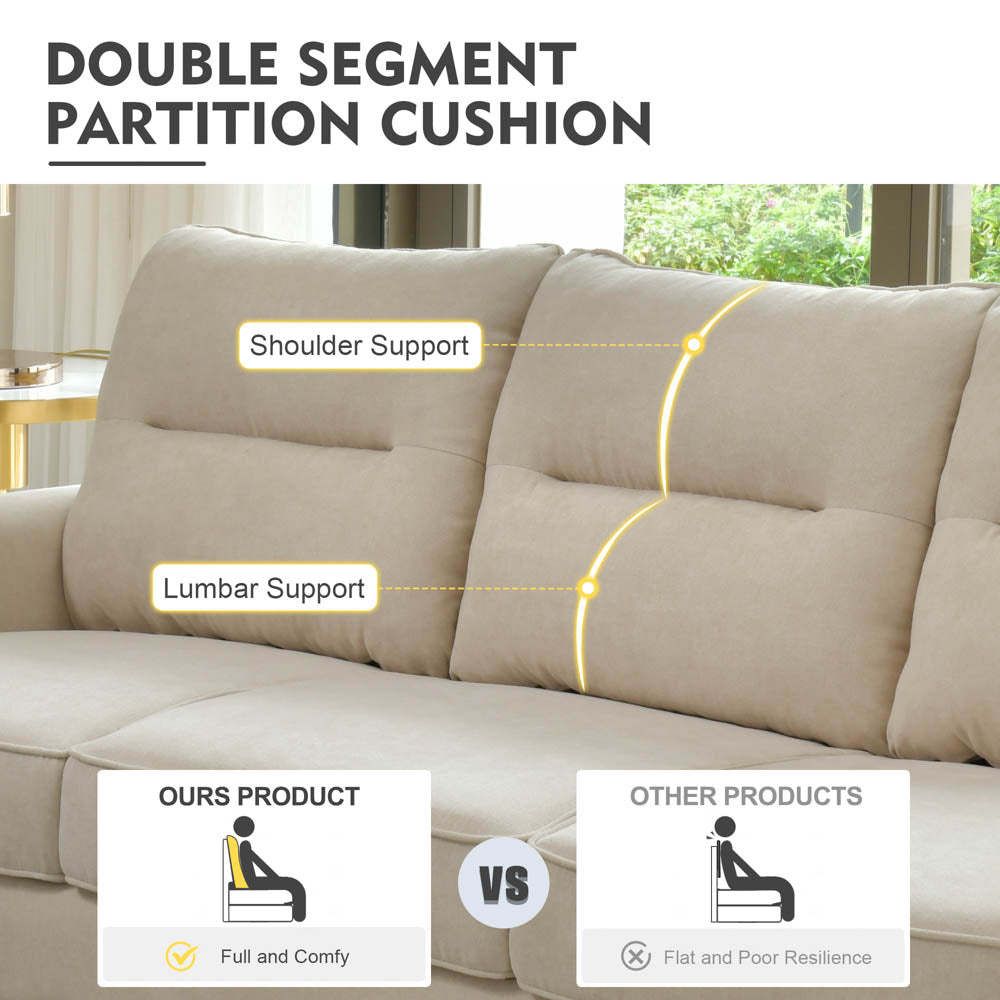 Living Room 71.65'' Wide 3-Seats Sofa Multiple Colour