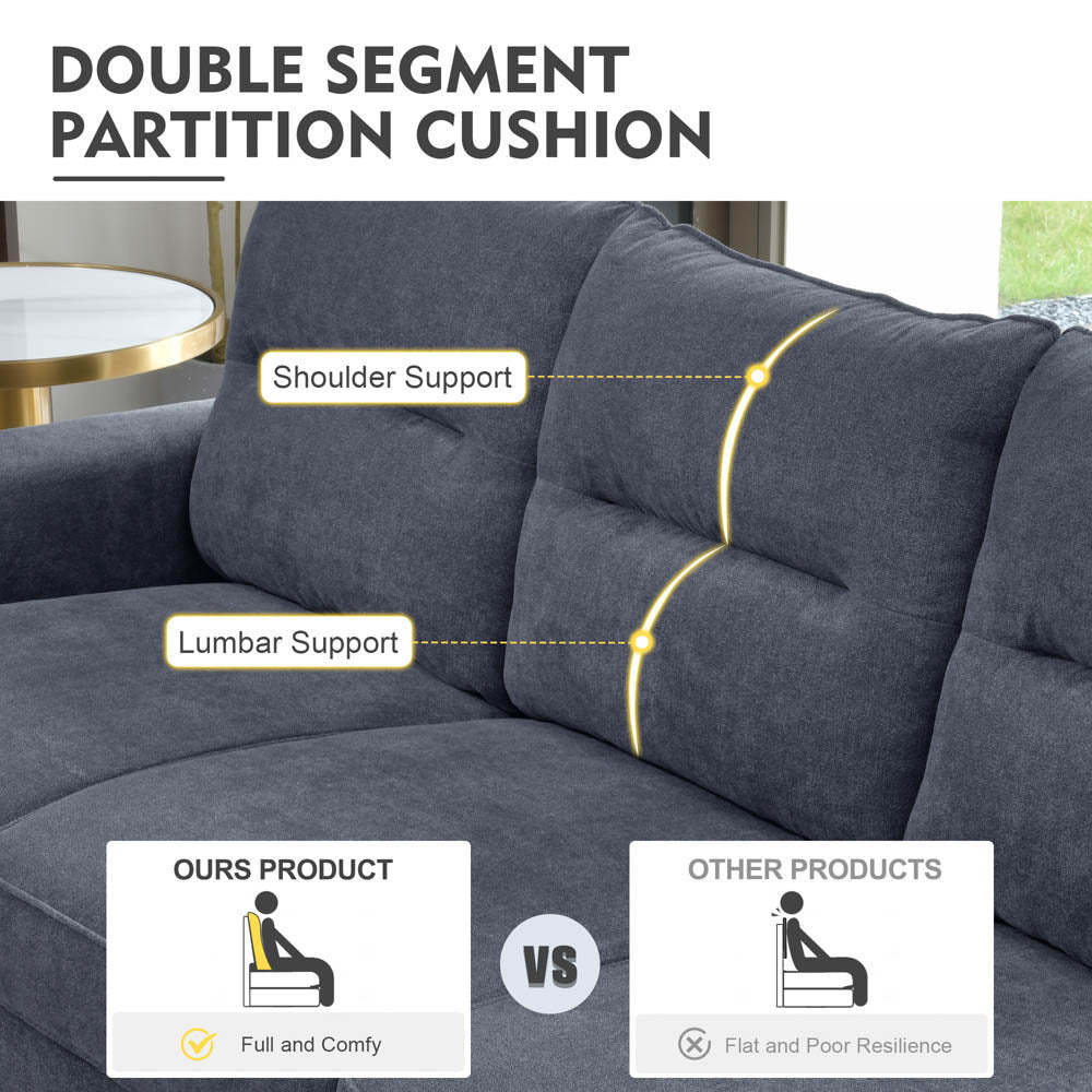 Living Room 71.65'' Wide 3-Seats Sofa Multiple Colour