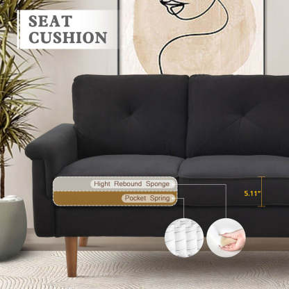 Living Room 71.65'' Wide 3-Seats Sofa Multiple Colour