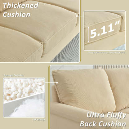 Living Room 71.65'' Wide 3-Seats Sofa Multiple Colour