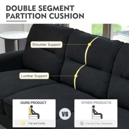 Living Room 71.65'' Wide 3-Seats Sofa Multiple Colour
