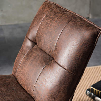 Living Room 25.2'' Wide Armless Accent Chair with Metal Frame