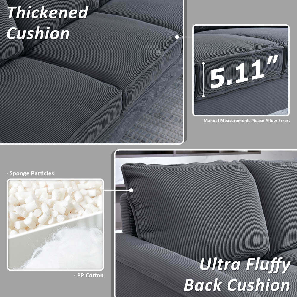 Living Room 71.65'' Wide 3-Seats Sofa Multiple Colour