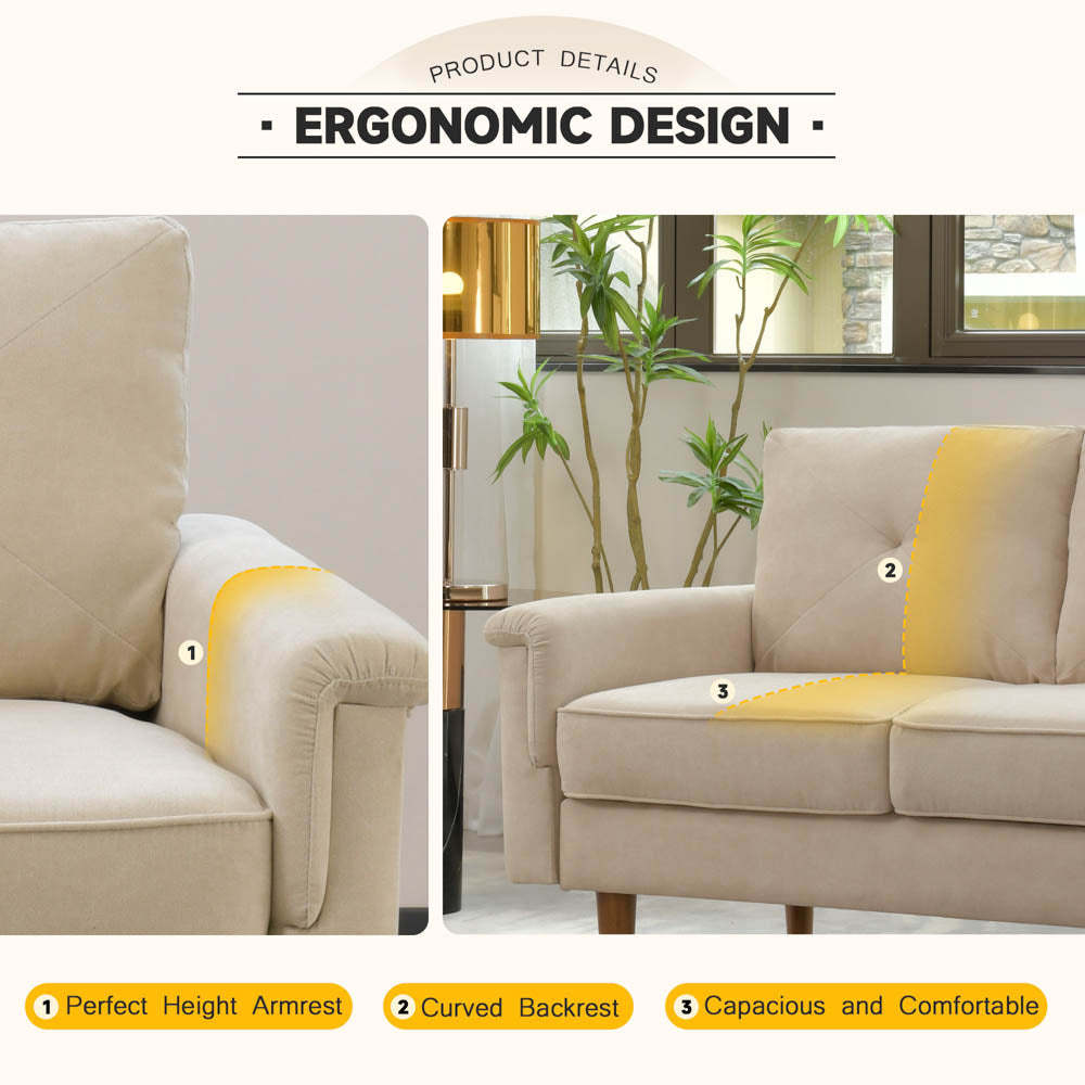 Living Room 71.65'' Wide 3-Seats Sofa Multiple Colour