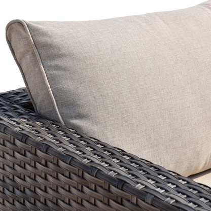 Outdoor Sectional Furniture 9-Piece with Cushions and Table