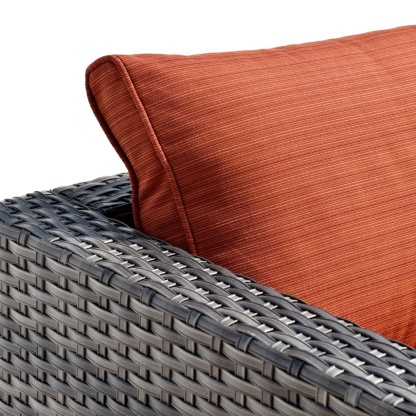 Outdoor Sectional Furniture 9-Piece with Cushions and Table