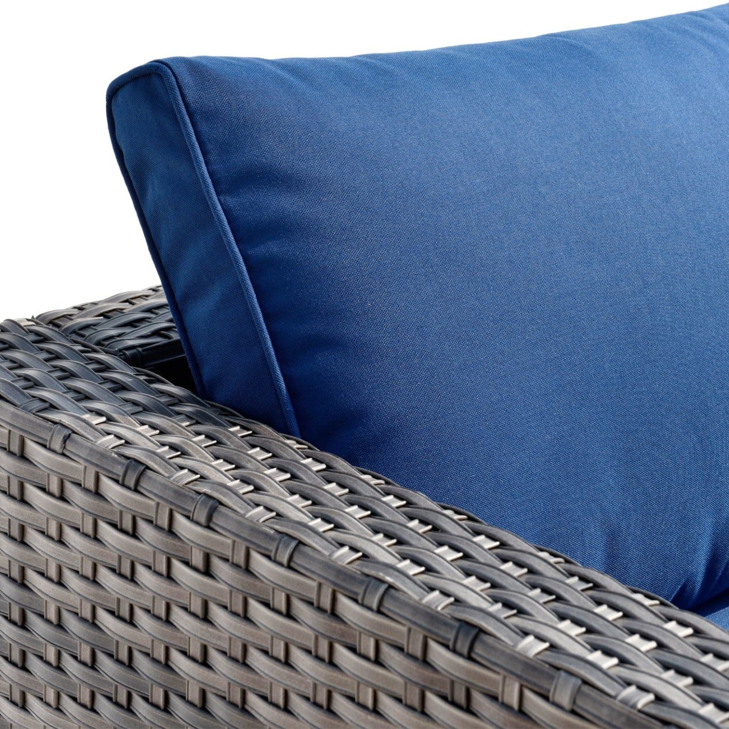 Outdoor Sectional Furniture 9-Piece with Cushions and Table