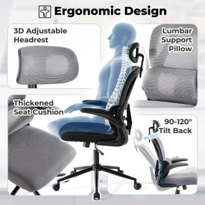 Office Chair, Ergonomic High Back,Lumbar Support