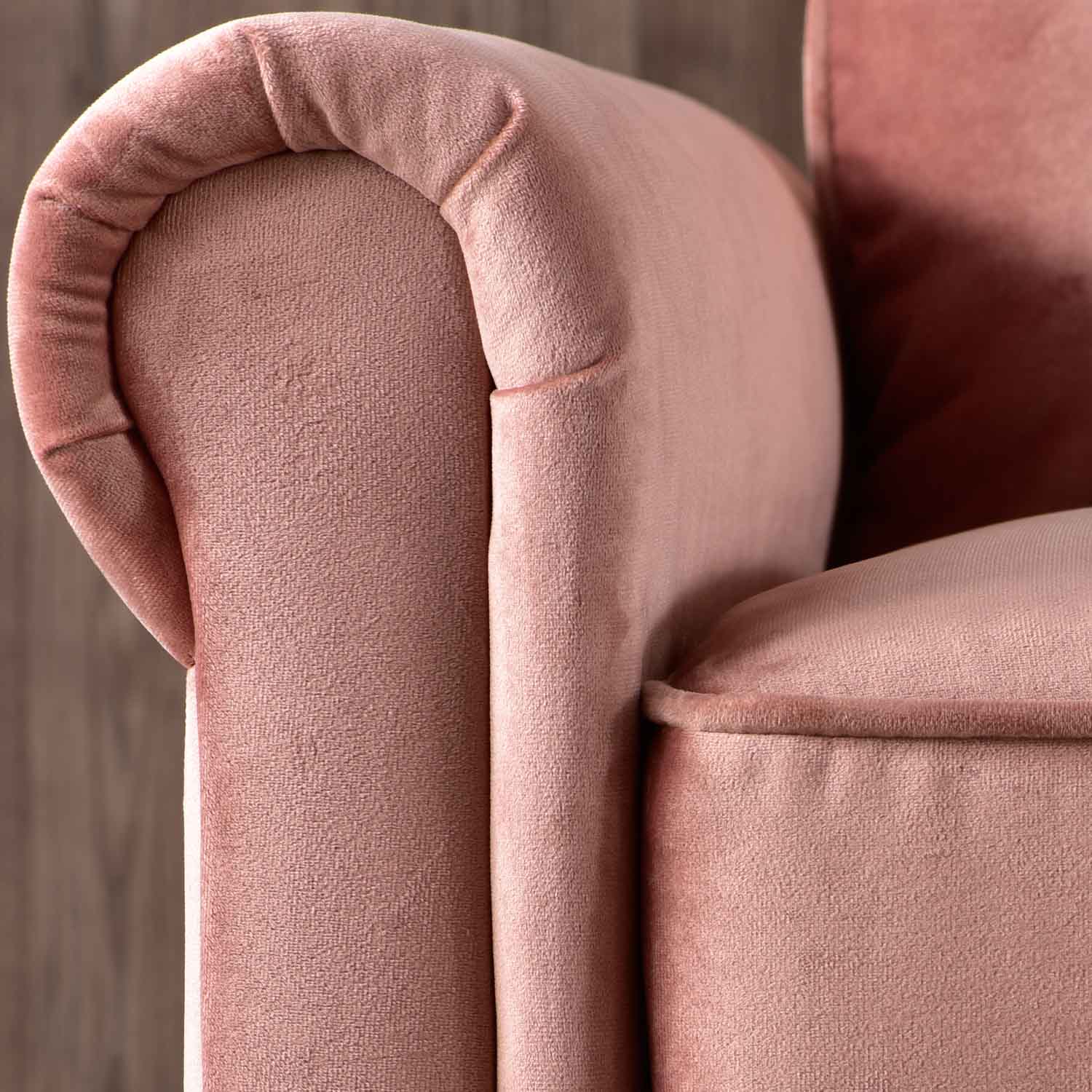Living Room 73.6'' Wide Suede or Line Fabric Sofa, 6 Colors