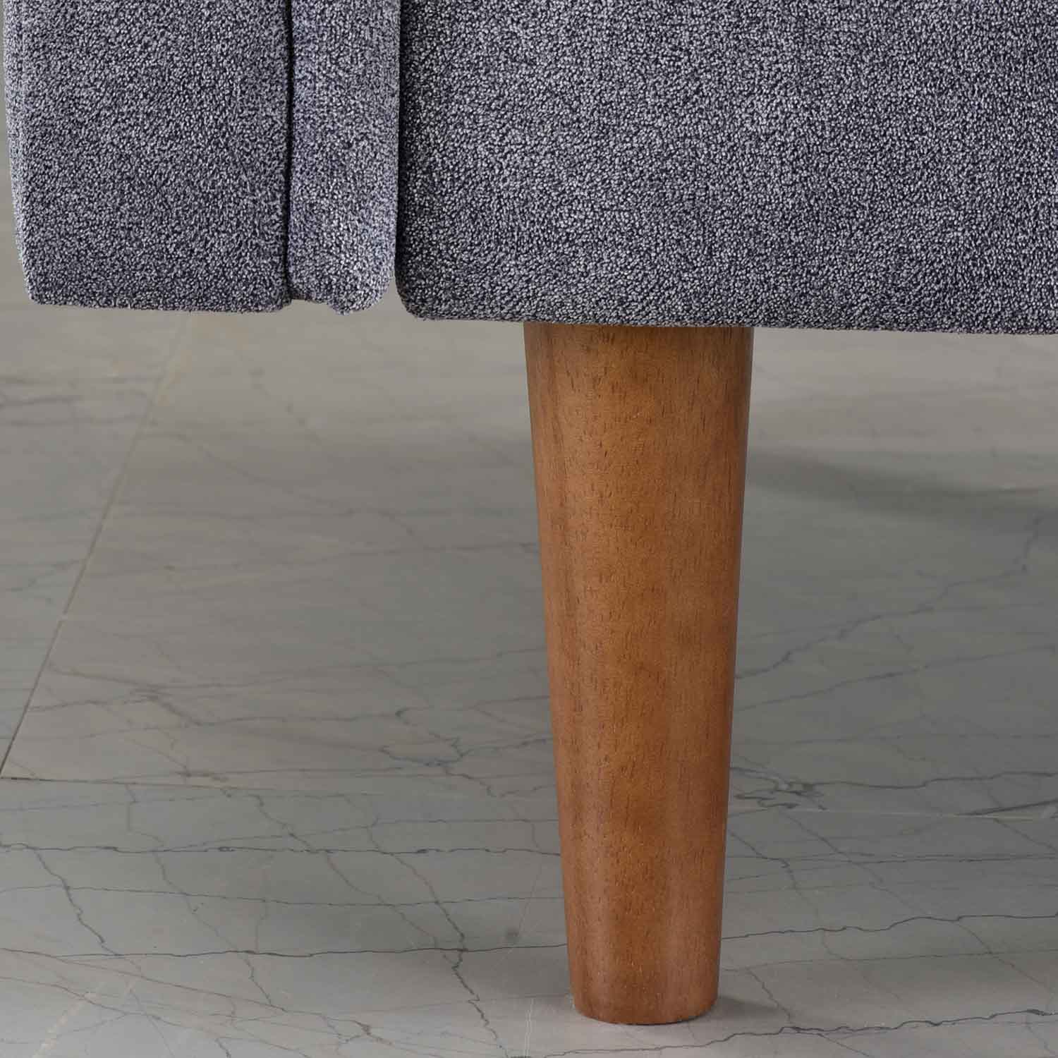 Living Room 73.6'' Wide Suede or Line Fabric Sofa, 6 Colors