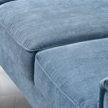 Living Room 73.6'' Wide Suede or Line Fabric Sofa, 6 Colors