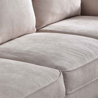 Living Room 73.6'' Wide Suede or Line Fabric Sofa, 6 Colors