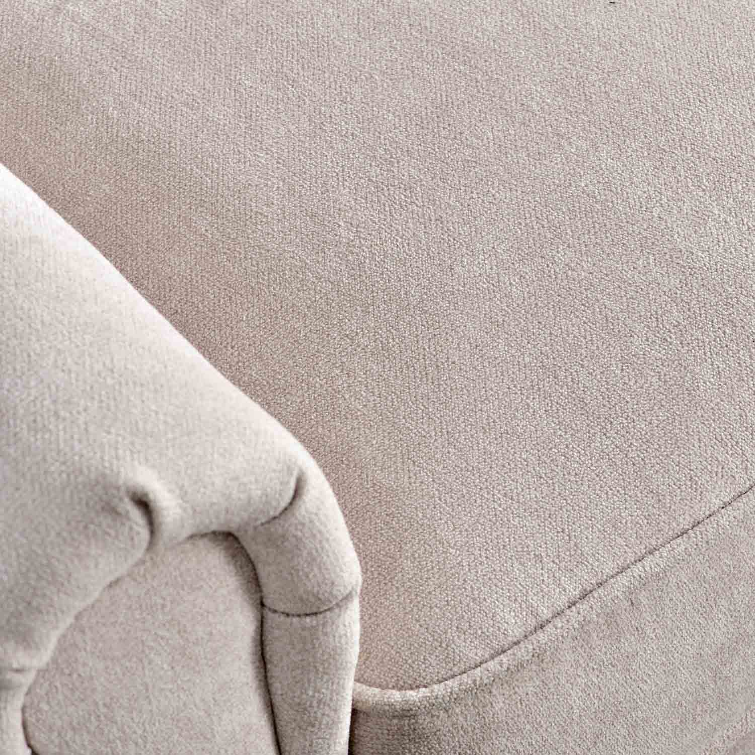 Living Room 73.6'' Wide Suede or Line Fabric Sofa, 6 Colors