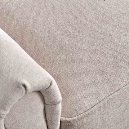 Living Room 73.6'' Wide Suede or Line Fabric Sofa, 6 Colors