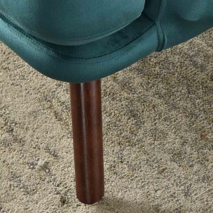 Living Room Accent Chair with Ottoman, 6 Angles Adjustable