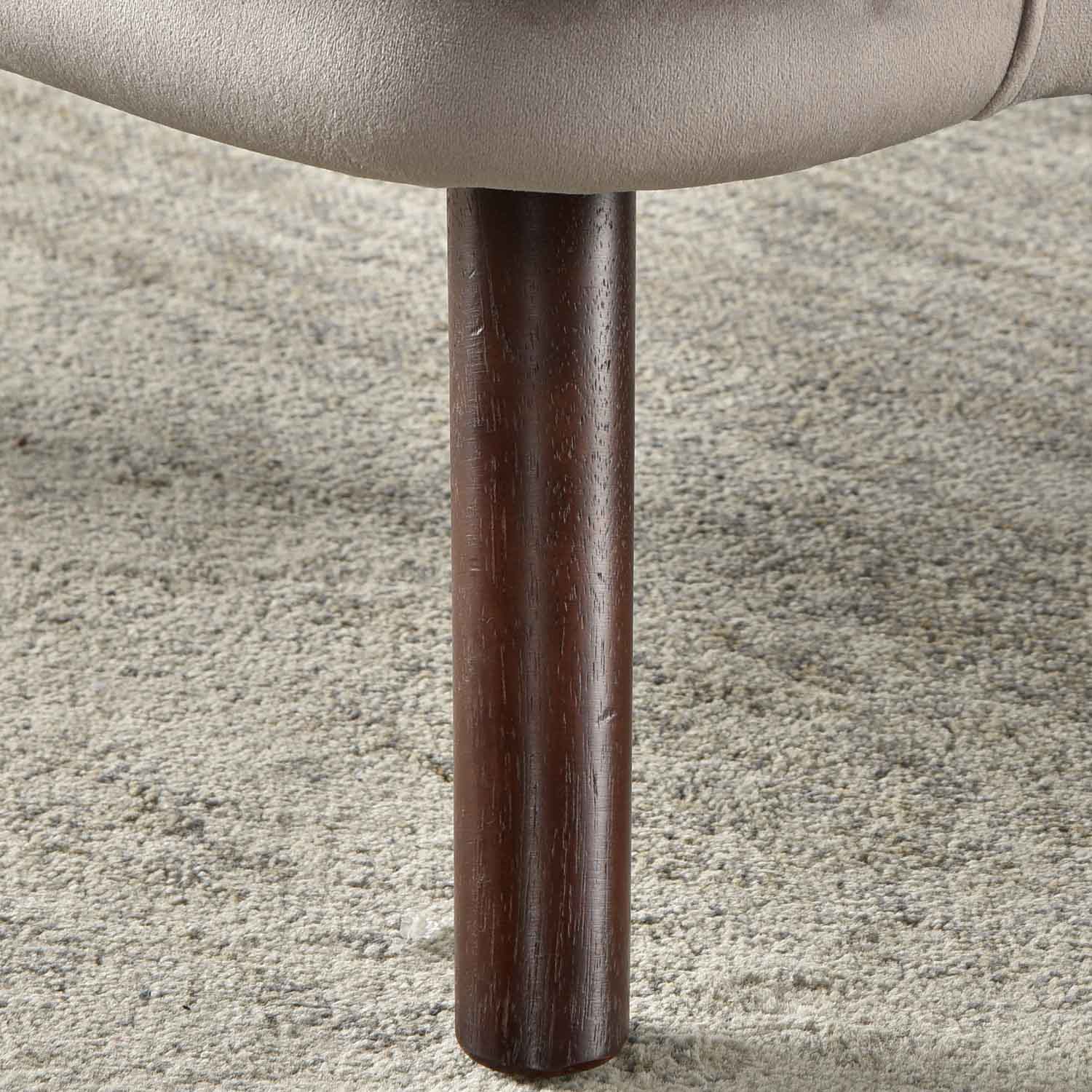 Living Room Accent Chair with Ottoman, 6 Angles Adjustable
