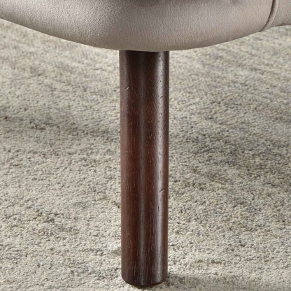 Living Room Accent Chair with Ottoman, 6 Angles Adjustable