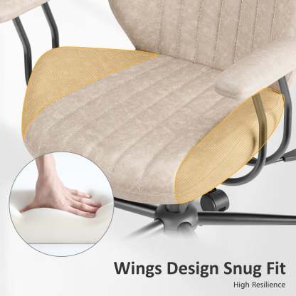 Office Chair Suede Fabric for Executive and Home Office Ergonomic Chair