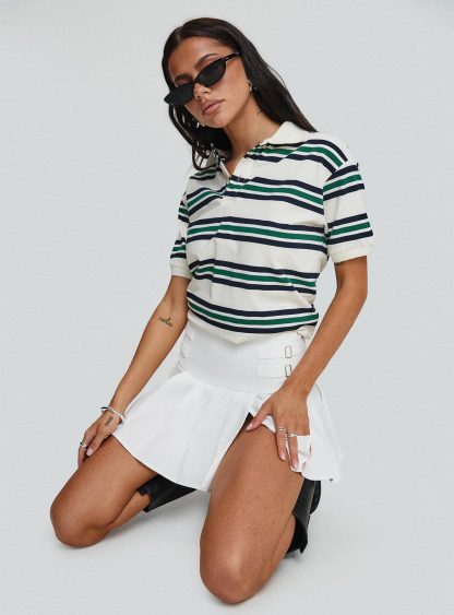 Cartwright Mini Skirt White-Artabri