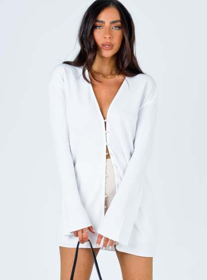 Macy Cardigan White-Artabri