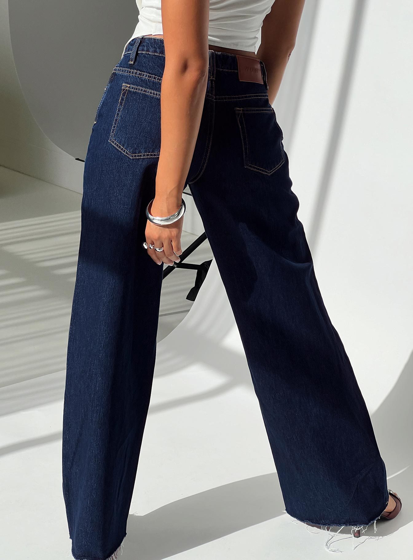 Darla low rise straight jean dark wash petite