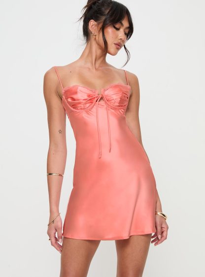 Monument Mini Dress Pink