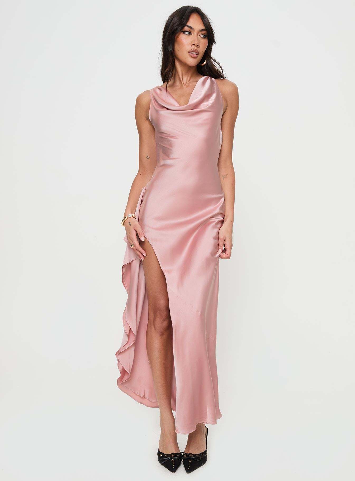 Hold Me Tight Maxi Dress Pink