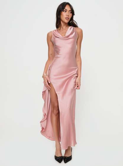 Hold Me Tight Maxi Dress Pink