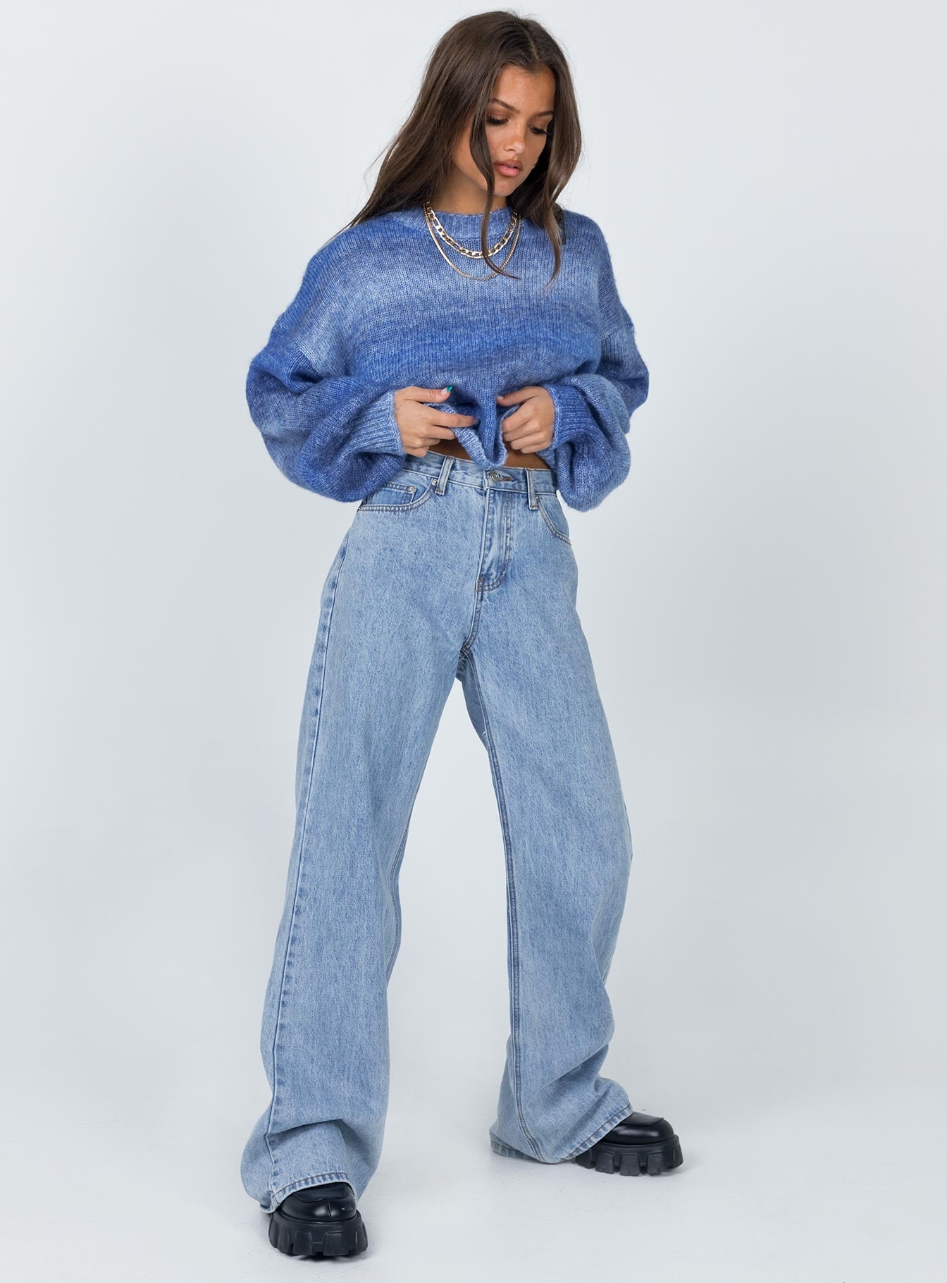 Adina Sweater Blue-Artabri