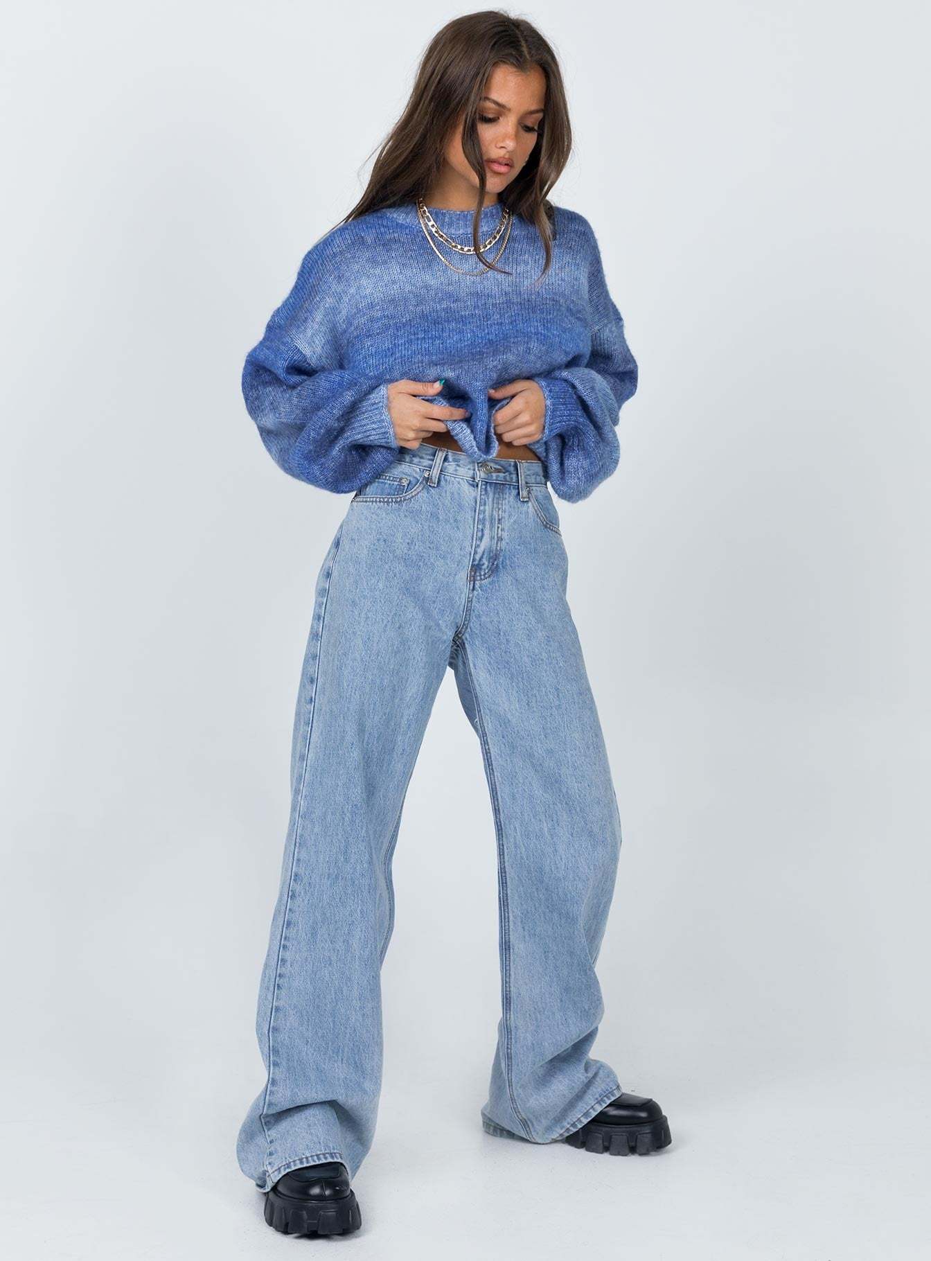 Adina Sweater Blue-Artabri