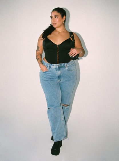 Palisade Corset Top Black Curve-Artabri