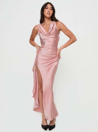 Hold Me Tight Maxi Dress Pink
