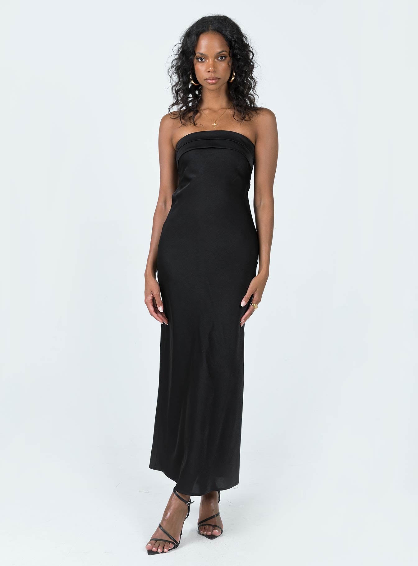 Shaun Midi Dress Black Lower Impact