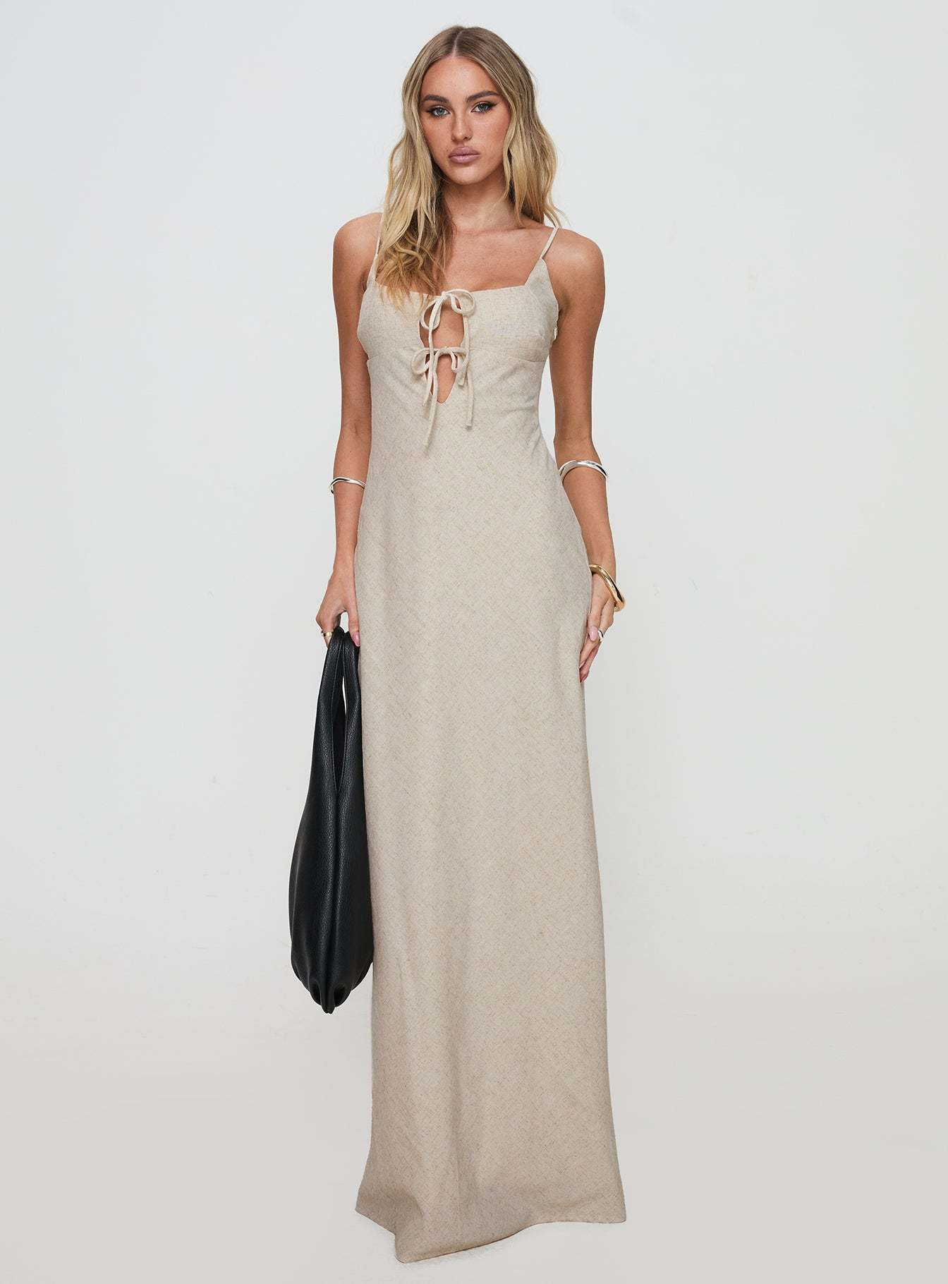Seraphia Maxi Dress Beige