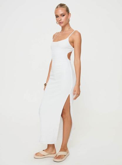 Elestria Maxi Dress White