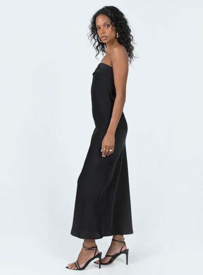 Shaun Midi Dress Black Lower Impact