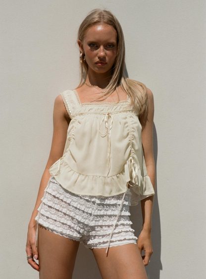Eluisa lace top cream