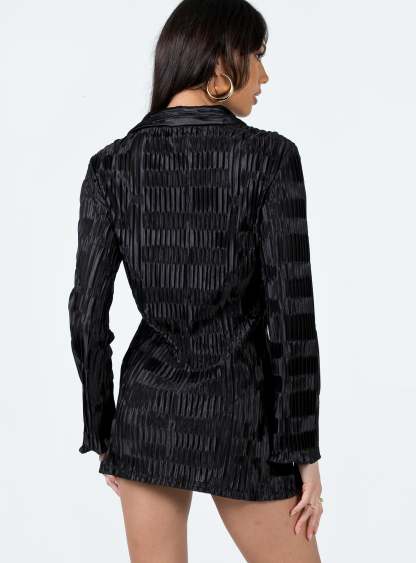 Lila Shirt Dress Black-Artabri