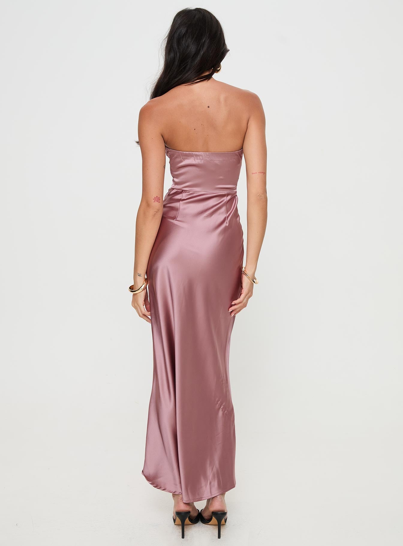 Yannick Strapless Maxi Dress Mocha