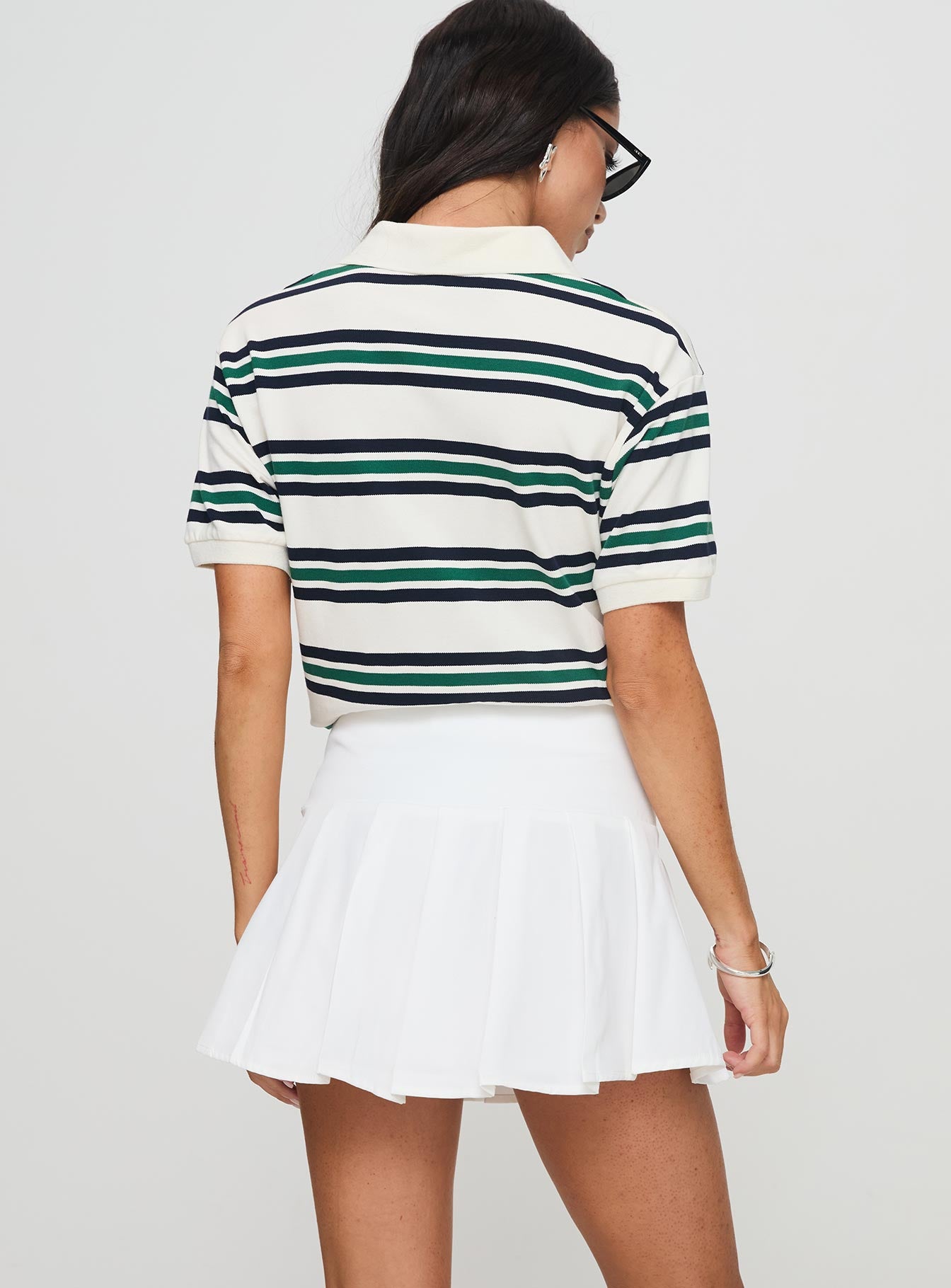 Cartwright Mini Skirt White-Artabri