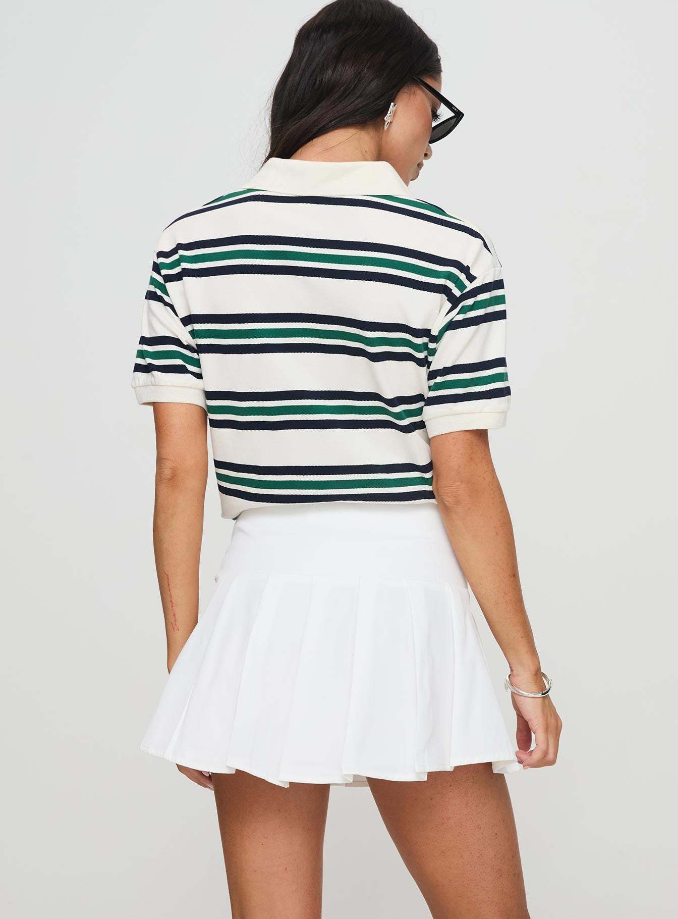 Cartwright Mini Skirt White-Artabri